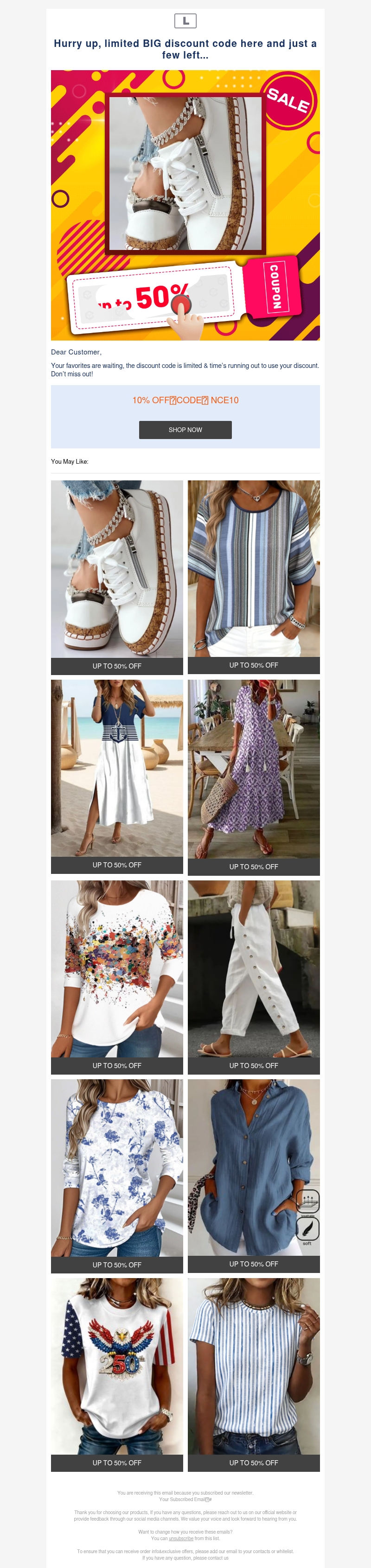 Hurry up, limited BIG discount code here and just a few left... Hurry up, limited BIG discount code here and just a few left...