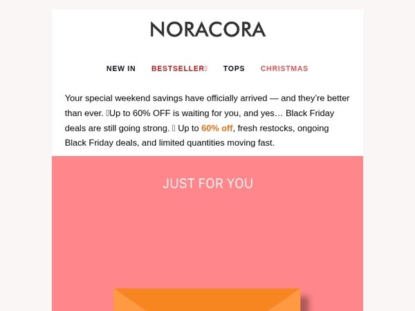 💌Your Special Weekend Savings Are Here — Up To 60% Off!✨