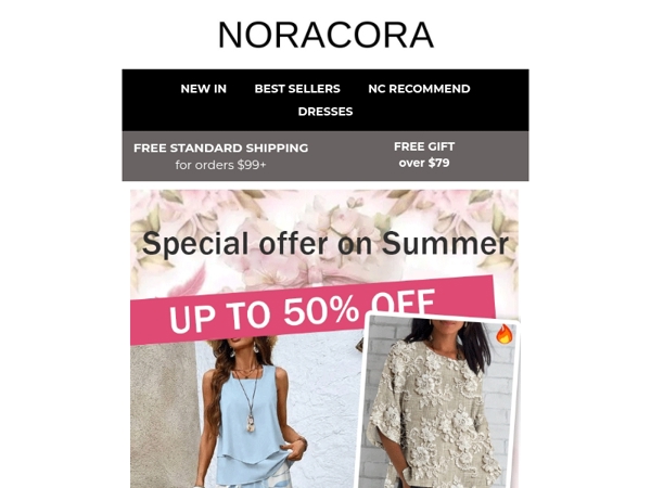 NORACORA Sales Promotion💥Stop staring, Start shopping!~👀