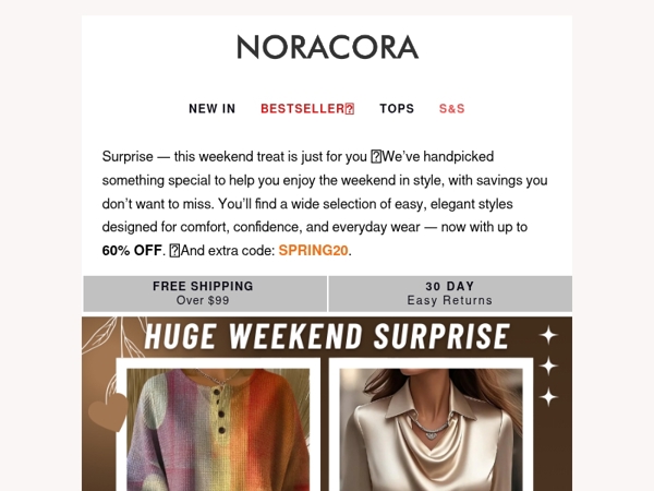 💌You've Been Picked for a Huge Weekend Surprise — Up To 60% Off!💫