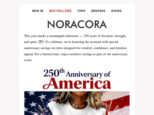 250 Years of Freedom — Special Anniversary Savings Inside✨