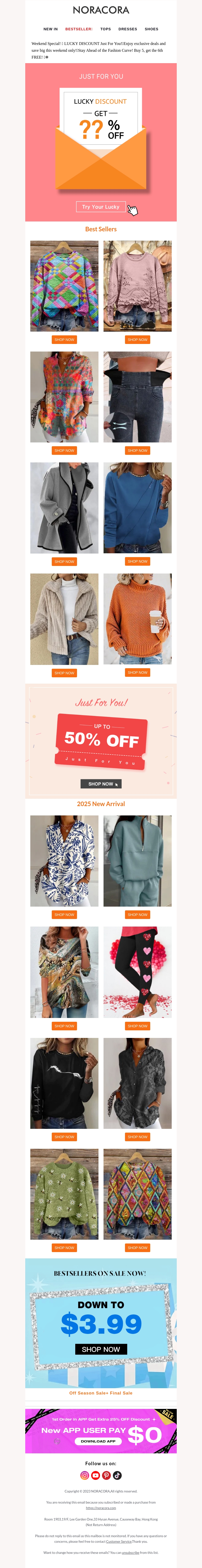 Weekend Vibes, Big Savings! 🎉Discover the Hottest Looks Now!🥰Up to 50% Off! Weekend Vibes, Big Savings! 🎉Discover the Hottest Looks Now!🥰Up to 50% Off!