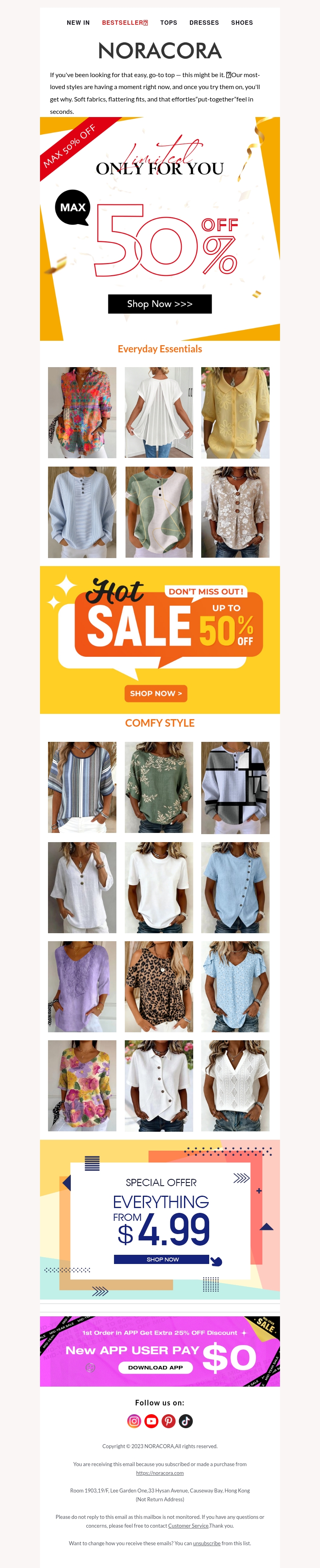 😍 The Tops Everyone's Loving — Save Up to 50% OFF! 😍 The Tops Everyone's Loving — Save Up to 50% OFF!