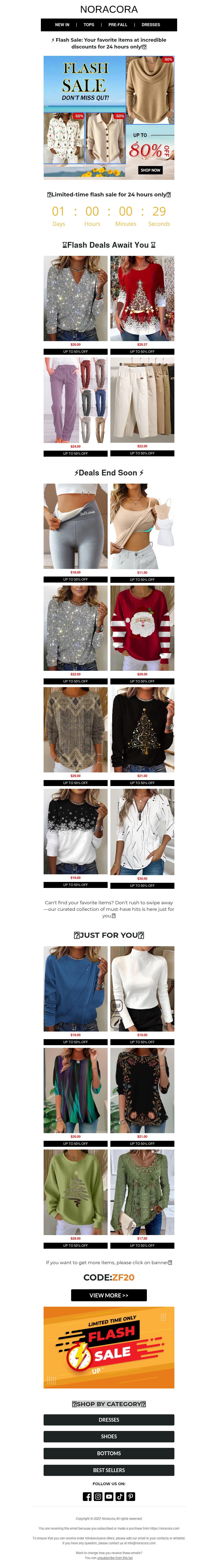 📢FLASH SALE: 50% Off Everything! 48hrs Only – Fast Fashion at Slow Prices 🤑 📢FLASH SALE: 50% Off Everything! 48hrs Only – Fast Fashion at Slow Prices 🤑