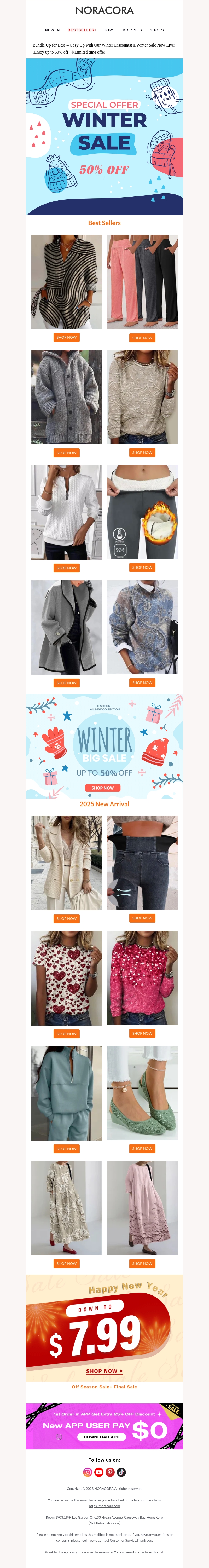 Stay Warm, Shop Smart – Winter Sale Now On! 🧥☃️Winter Essentials with up to 55% OFF!🌟 Stay Warm, Shop Smart – Winter Sale Now On! 🧥☃️Winter Essentials with up to 55% OFF!🌟
