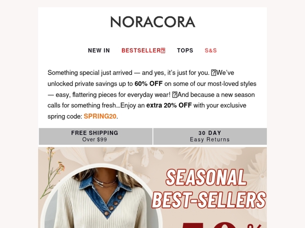 💫 Your Private Savings Just Arrived — Save Up to 60% OFF✨