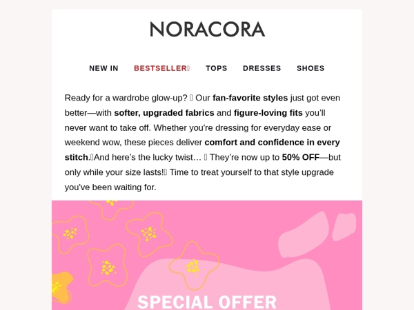 🌟 Closet Upgrade Incoming – Fan-Favorite Picks Now Up to 50% OFF! 💖