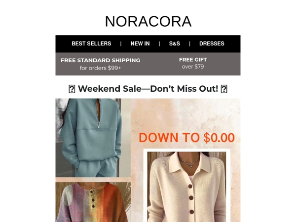 ⏳ Weekend-Only $0 D.eals Are Ticking—Act Fast!