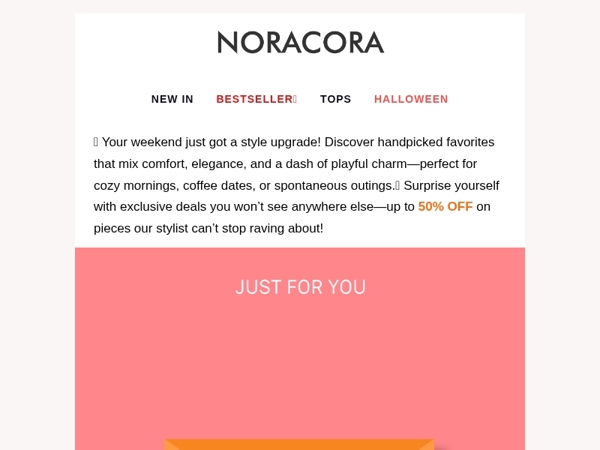 💌 Your Weekend, Your Style – Exclusive Deals Inside! ✨