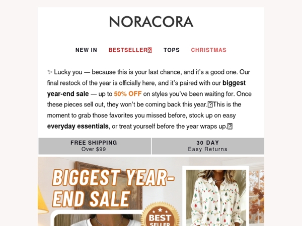 ✨Lucky You! Enjoy Weekend Savings Up to 50% OFF!🎉