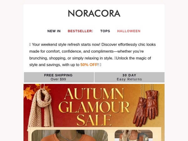 ✨ Style Weekend Unlocked – Must-Have Looks Up to 50% OFF! 💫