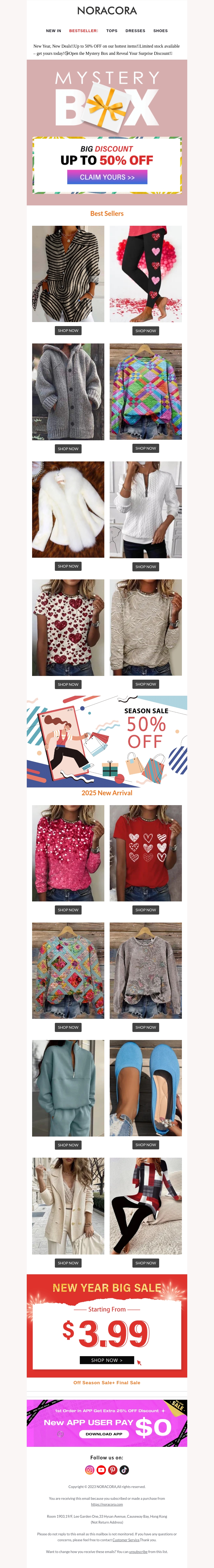 🥳Top Trending, Top Saving!💌Start the year right with up to 50% OFF!✨ 🥳Top Trending, Top Saving!💌Start the year right with up to 50% OFF!✨
