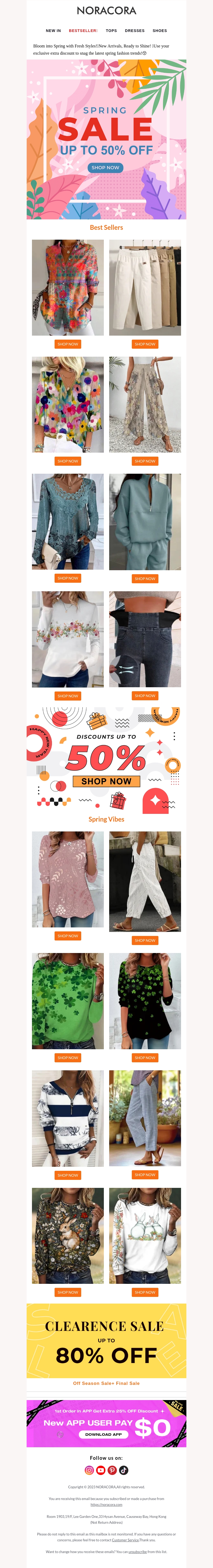 Enlarge your beauty in this Spring!🌼Refresh Your Wardrobe with 50% OFF!😘 Enlarge your beauty in this Spring!🌼Refresh Your Wardrobe with 50% OFF!😘