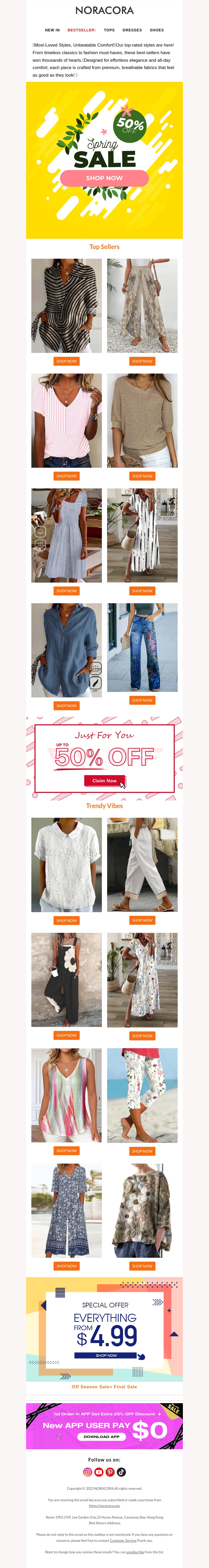 ๐
Top-Rated Styles Are In! โจDon't Miss Out on the Season's Most Wanted Pieces โ Up to 50% OFF! ๐
Top-Rated Styles Are In! โจDon't Miss Out on the Season's Most Wanted Pieces โ Up to 50% OFF!