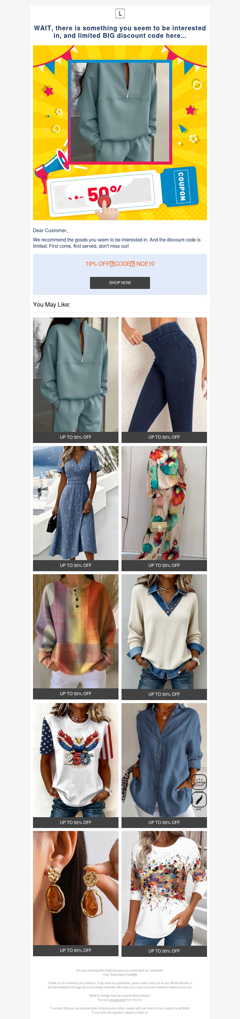 WAIT, there is something you seem to be interested in, and limited BIG discount code here... WAIT, there is something you seem to be interested in, and limited BIG discount code here...