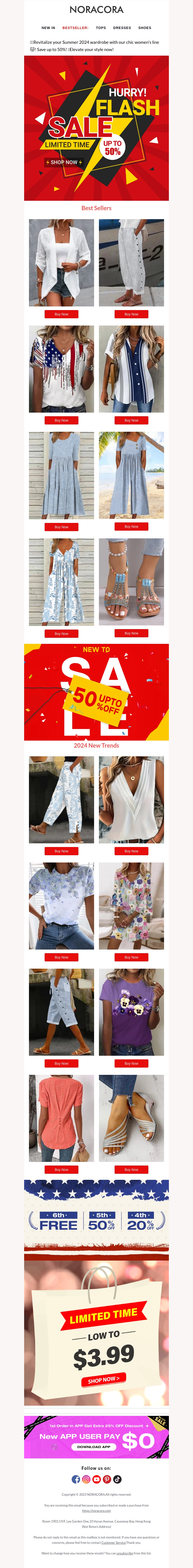 Big Summer Savings๐๏ธ - Time to Refresh Your Wardrobe!๐ด Big Summer Savings๐๏ธ - Time to Refresh Your Wardrobe!๐ด