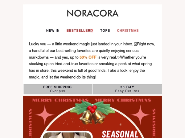 🎁 Lucky You! Weekend Magic – Surprise Deals Inside! Up to 50% OFF! 🎉