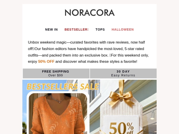 👑 Stylist's Secret Picks – Weekend-Only! 50% OFF 5-Star Rated Outfits in a Box! 💫