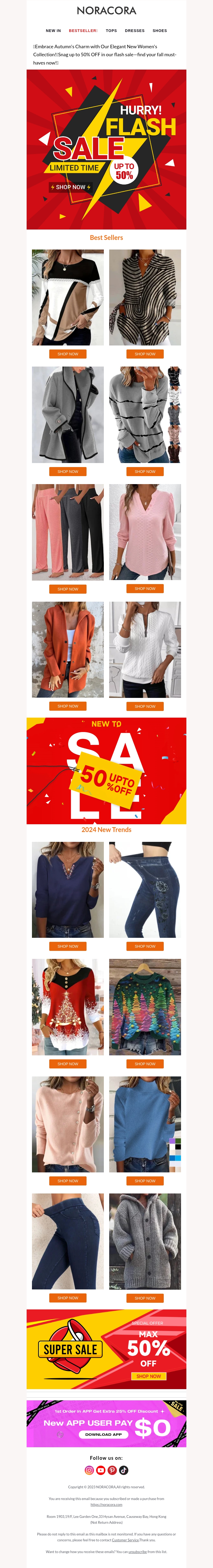 Embrace the Cozy Vibes: Fall Fashion Trends Now in Store!🥰Up To 50% Off! Embrace the Cozy Vibes: Fall Fashion Trends Now in Store!🥰Up To 50% Off!