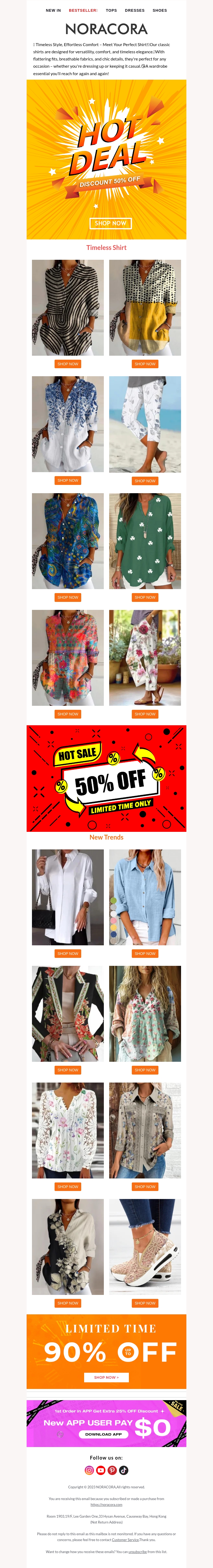 β¨ Classic, Comfy & Chic β Shop Our Top Must-Have Shirts!πEnjoy up to 55% off! β¨ Classic, Comfy & Chic β Shop Our Top Must-Have Shirts!πEnjoy up to 55% off!