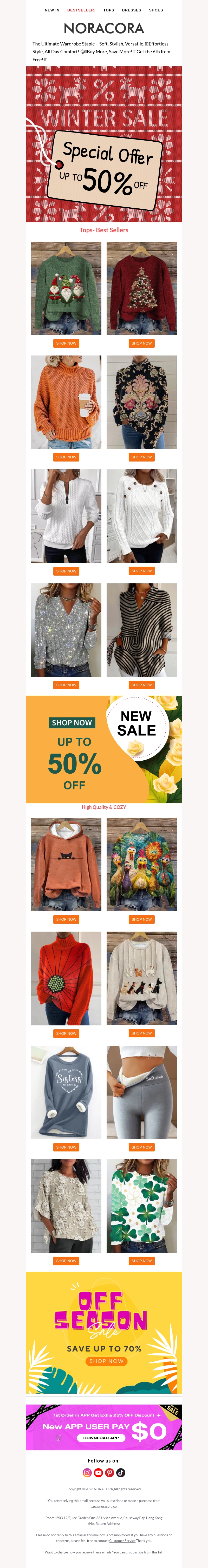 β¨πFrom Casual to Chic β Tops for Every Occasion, Now at 50% OFF! π β¨πFrom Casual to Chic β Tops for Every Occasion, Now at 50% OFF! π