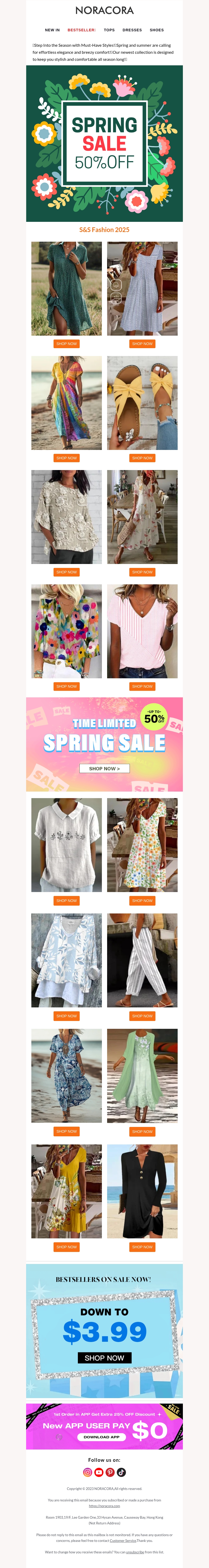 π Spring-Summer Must-Haves β Fresh Styles, Hot Deals!πUp to 50% off!β¨ π Spring-Summer Must-Haves β Fresh Styles, Hot Deals!πUp to 50% off!β¨