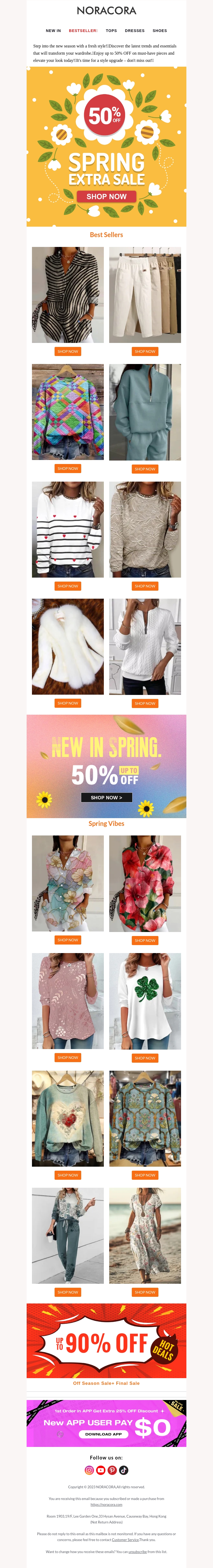 New Season, New Wardrobe!🌟Refresh Your Look with Our Seasonal Must-Haves!🥳Up to 50% off!✨ New Season, New Wardrobe!🌟Refresh Your Look with Our Seasonal Must-Haves!🥳Up to 50% off!✨