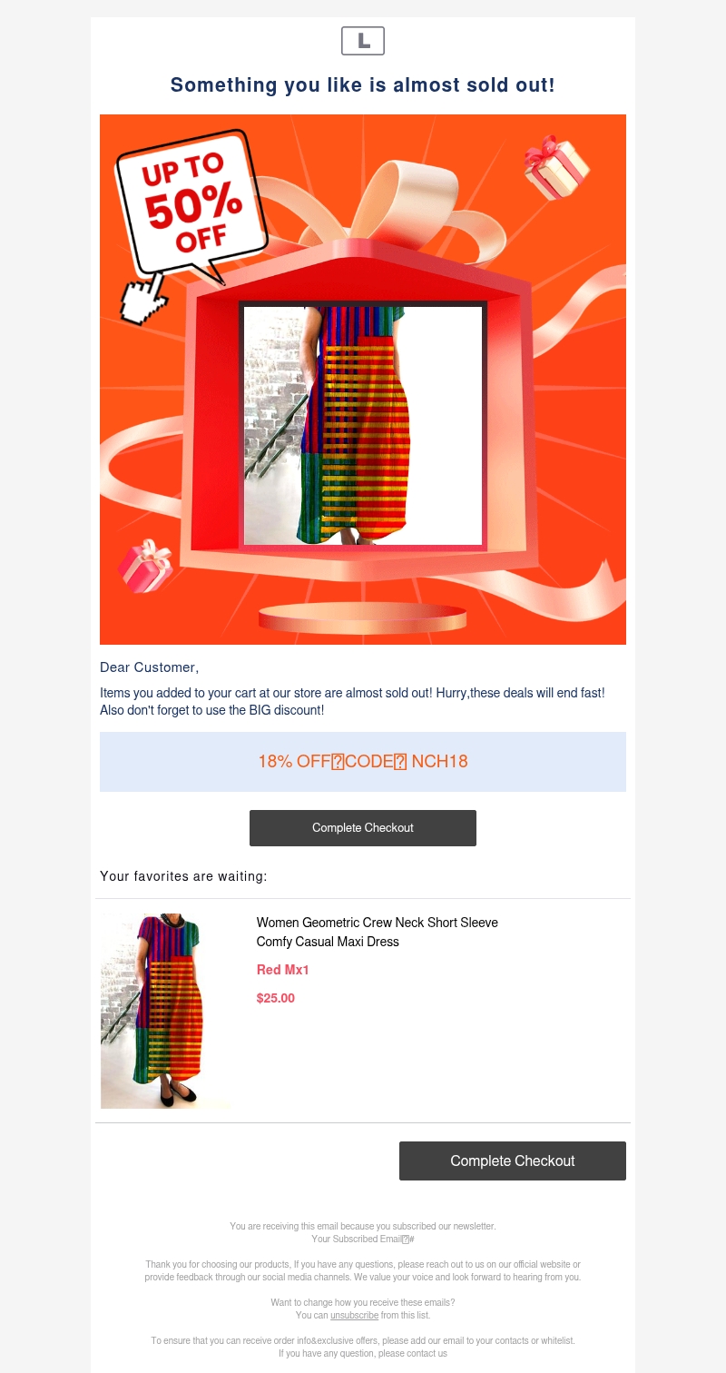 Something you like is almost sold out! Something you like is almost sold out!