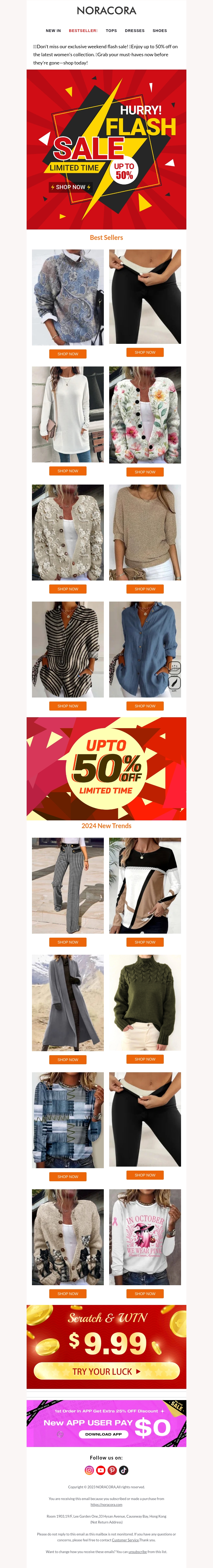 🥳Refresh Your Autumn Look: Score 50% OFF on Stunning Designer Women's Fashion🔥—Shop Now! 🥳Refresh Your Autumn Look: Score 50% OFF on Stunning Designer Women's Fashion🔥—Shop Now!