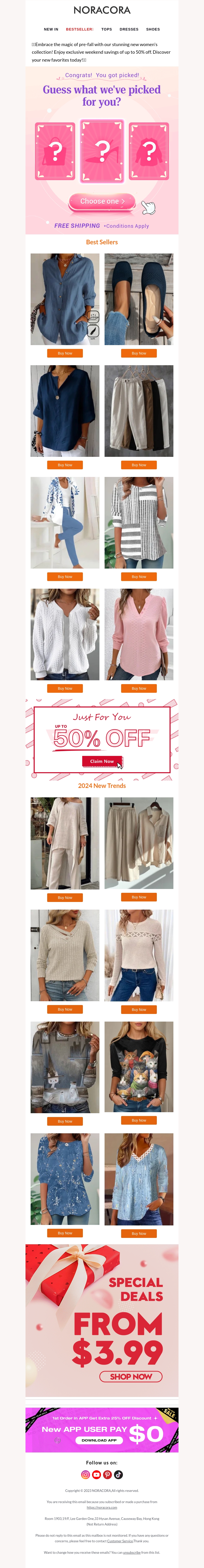 Slip into vacation mode with our resort wear! 🎁Enjoy a special gift this weekend! Slip into vacation mode with our resort wear! 🎁Enjoy a special gift this weekend!