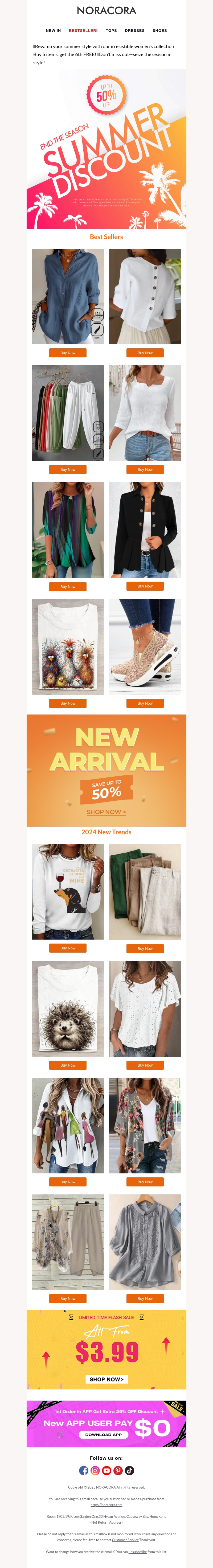 Stay Comfortable on Hot Days: Choose from Our Range of Breathable Clothing🏖️Up to 50% off Today! Stay Comfortable on Hot Days: Choose from Our Range of Breathable Clothing🏖️Up to 50% off Today!
