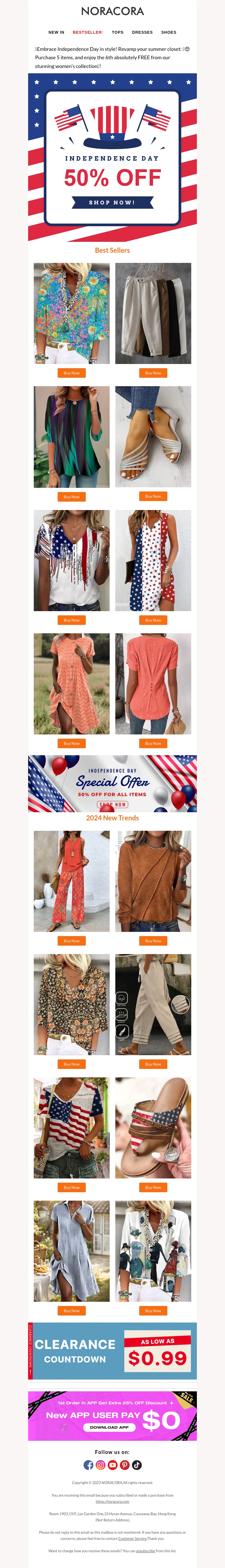 🌞Stay Cool in Style: Save up to 50% on Breathable Clothing Today! Celebrate Independence Day in Comfort! 🌞Stay Cool in Style: Save up to 50% on Breathable Clothing Today! Celebrate Independence Day in Comfort!