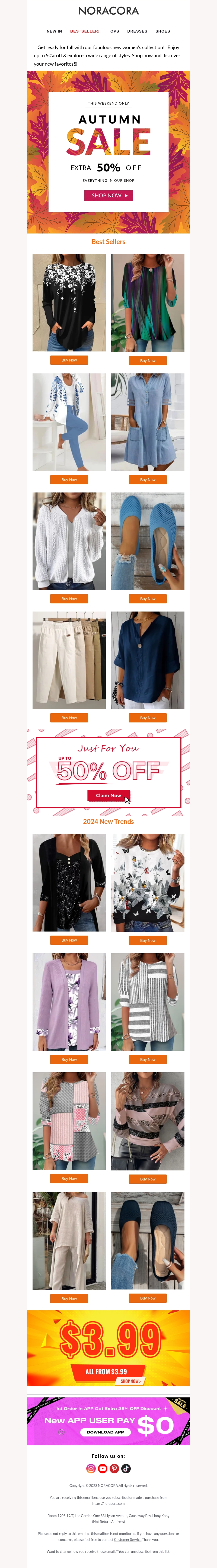 Stay Cozy in Style this Fall: Explore Our Breathable Women's Collection.🍂Enjoy Up to 50% Off Today! Stay Cozy in Style this Fall: Explore Our Breathable Women's Collection.🍂Enjoy Up to 50% Off Today!