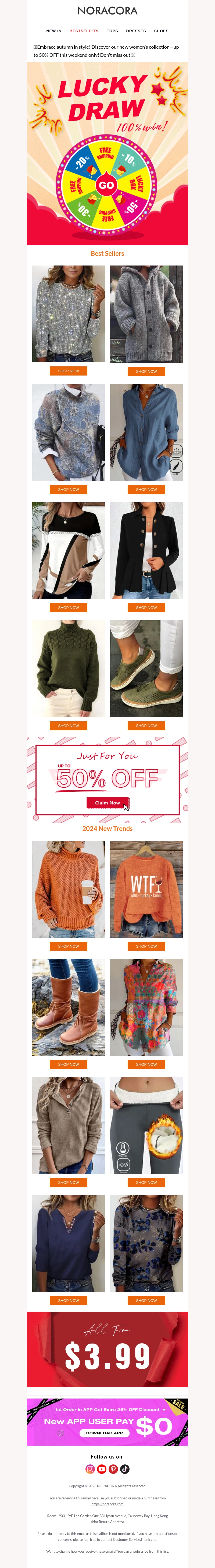 📢Transform Your Fall Wardrobe with 50% OFF Designer Women's Fashion🎊—Shop Now! 📢Transform Your Fall Wardrobe with 50% OFF Designer Women's Fashion🎊—Shop Now!