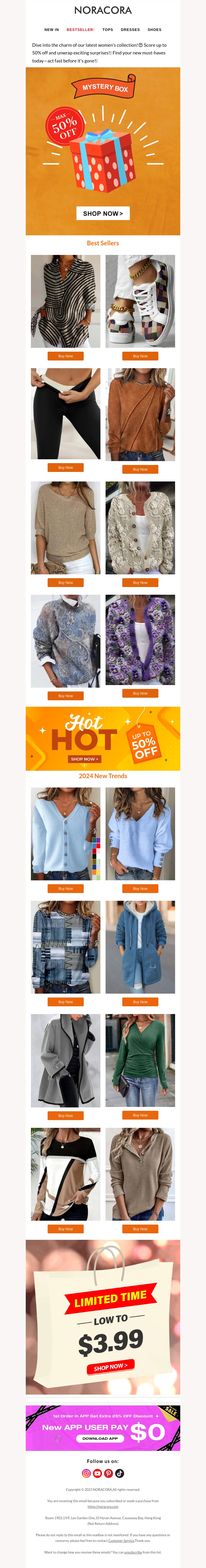 Unlock Autumn Treasures: Grab Our Exclusive Mystery Box🎁 Sale with Amazing Deals! Unlock Autumn Treasures: Grab Our Exclusive Mystery Box🎁 Sale with Amazing Deals!