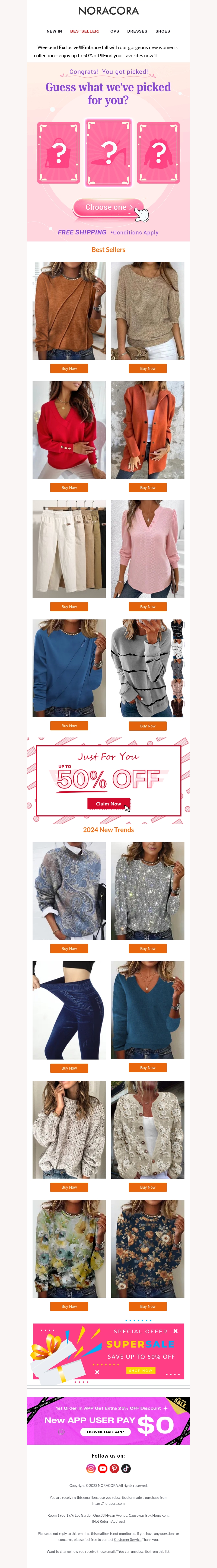 🥳Unlock Up to 50% Off on Designer Women's Fall Fashion🤩 – Shop Now! 🥳Unlock Up to 50% Off on Designer Women's Fall Fashion🤩 – Shop Now!