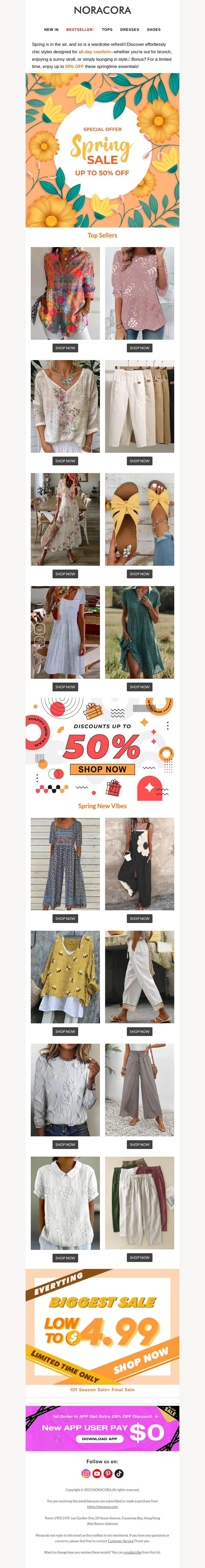 πΈ Spring's Best-Kept Secret: Up to 50% OFF on All-Day Chic & Comfort! β¨ πΈ Spring's Best-Kept Secret: Up to 50% OFF on All-Day Chic & Comfort! β¨