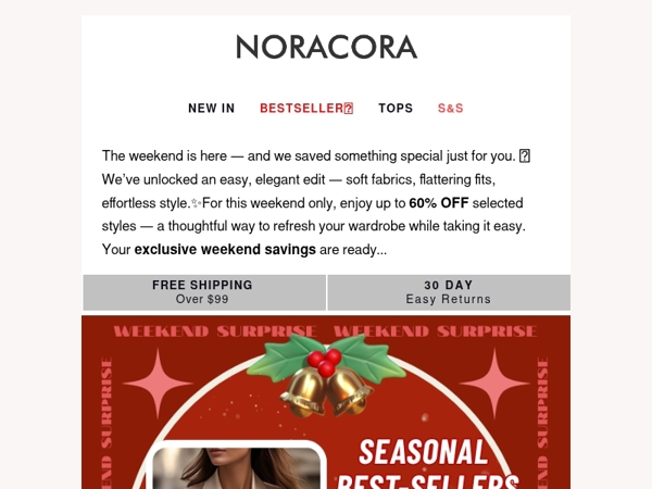  💎Unlock Your Exclusive Weekend Savings — Up to 60% OFF✨