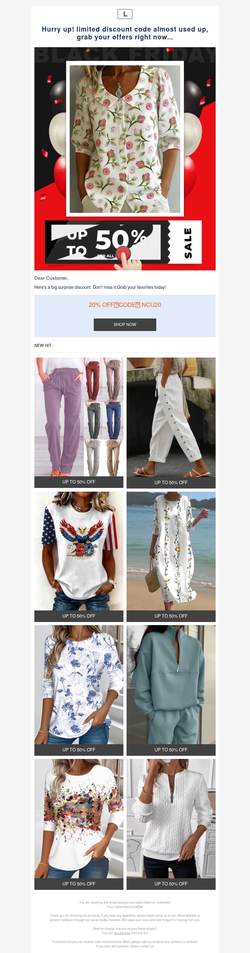 Hurry up! limited discount code almost used up, grab your offers right now... Hurry up! limited discount code almost used up, grab your offers right now...