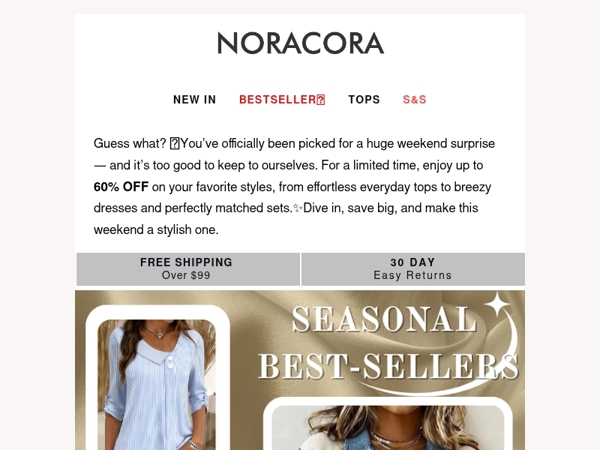 💌You've Been Picked for a Huge Weekend Surprise — Up To 60% Off!💫