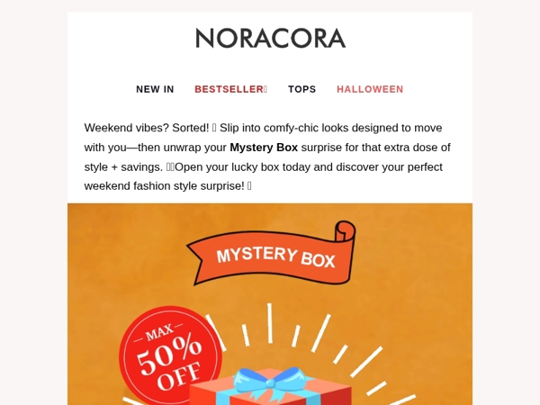 🌿Comfort & Style for Your Weekend—with a Mystery Box Awaiting ✨