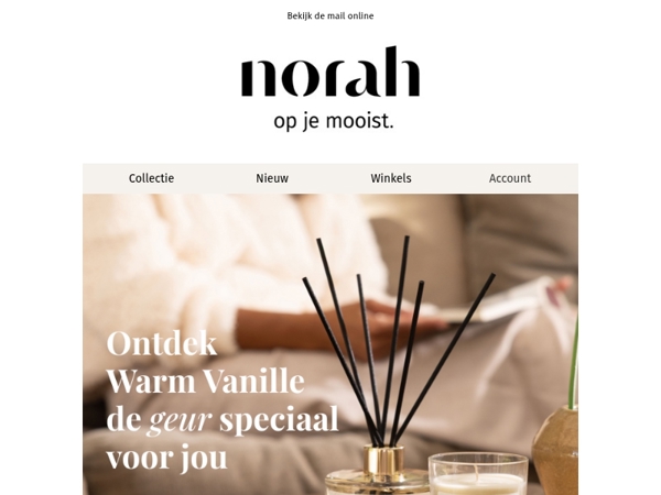 Warm Vanille: Ontdek onze nieuwe geurlijn 🤍