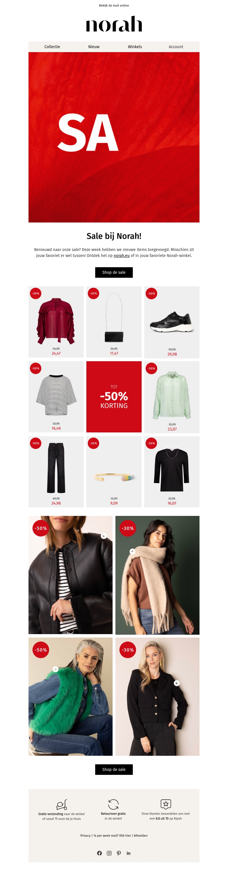 Shop in de Sale! Shop in de Sale!