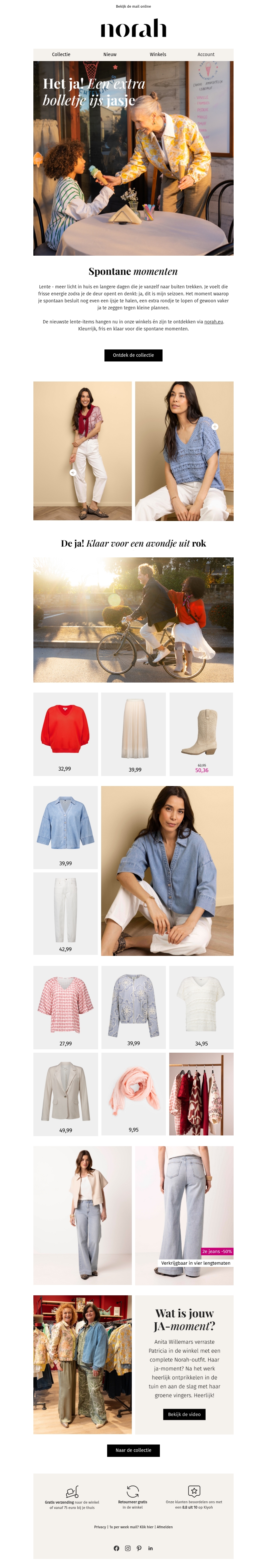 Een nieuwe collectie in voorjaarstinten Een nieuwe collectie in voorjaarstinten