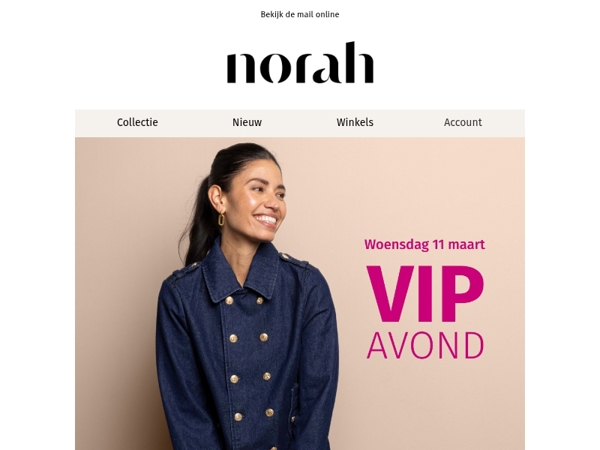 Woensdag 11 maart: exclusieve VIP-avond! ✨