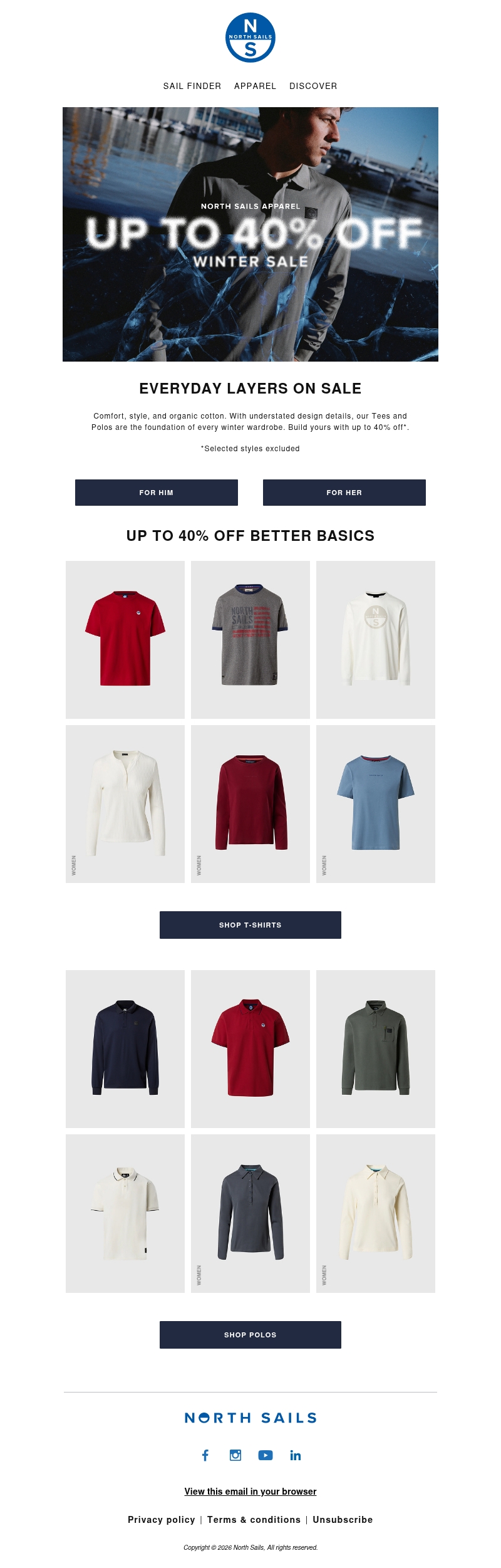 On Sale: Tees + Polos On Sale: Tees + Polos