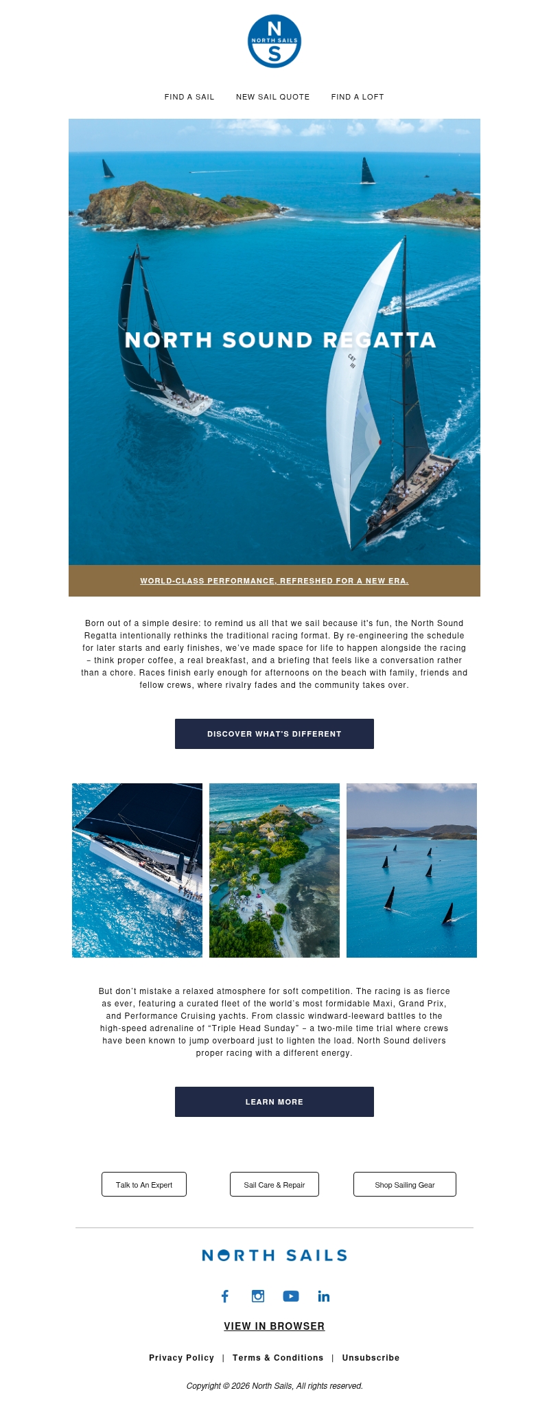 Have You Heard of the North Sound Regatta? Have You Heard of the North Sound Regatta?