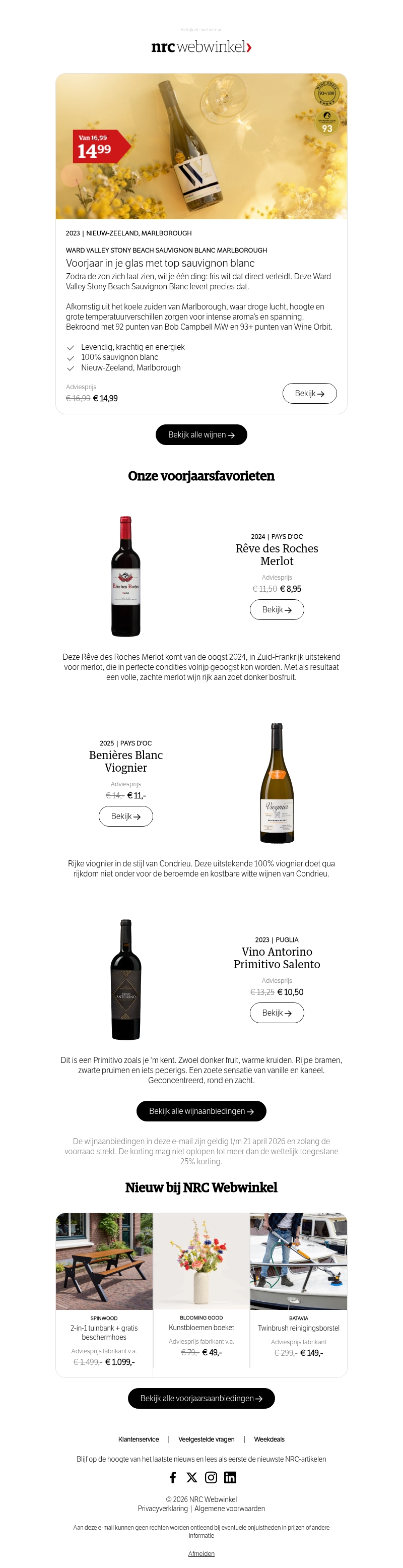 Intens en verfrissende sauvignon blanc uit Marlborough Intens en verfrissende sauvignon blanc uit Marlborough