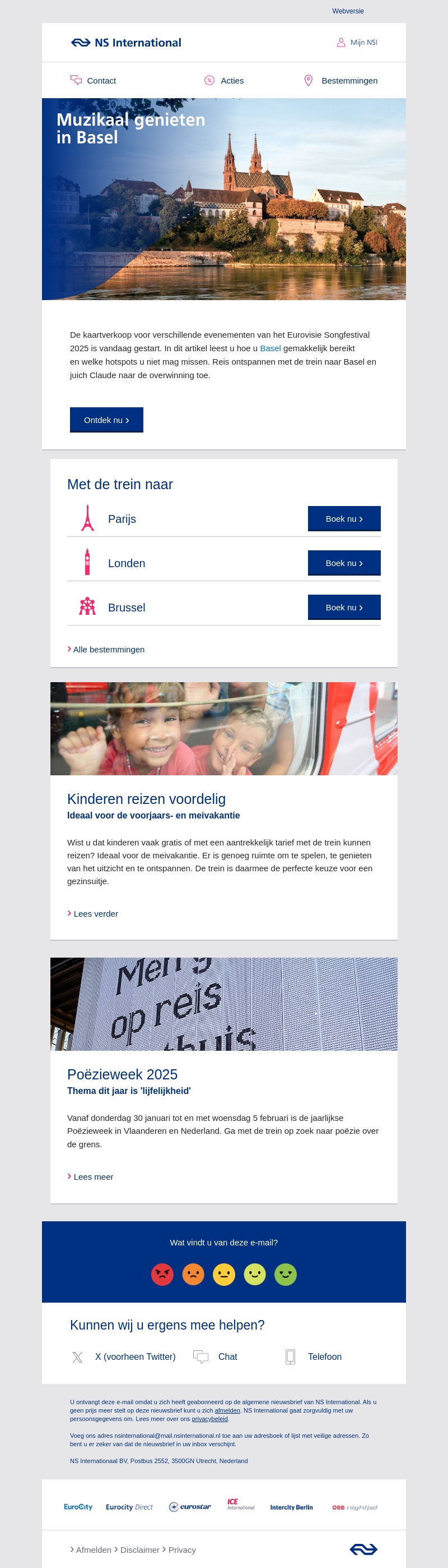 Muzikaal genieten in Basel Muzikaal genieten in Basel