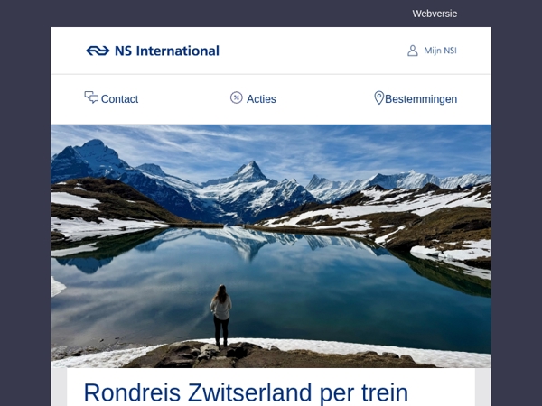 Rondreis Zwitserland of weekend Ieper